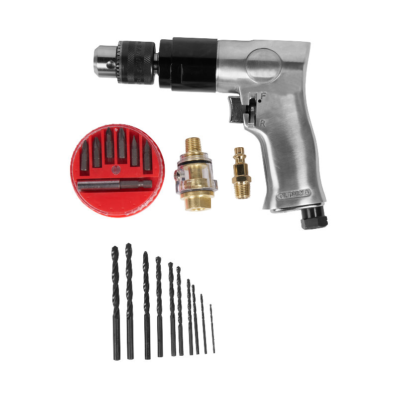  XINXING XQ-T07 23BUC 3/8"KIT ȘURUbelINȚĂ GORGIȘIN PENTRU AER, 2 ÎN 1, CU BIT, REVERSIBIL, CLASIC, SET BMC